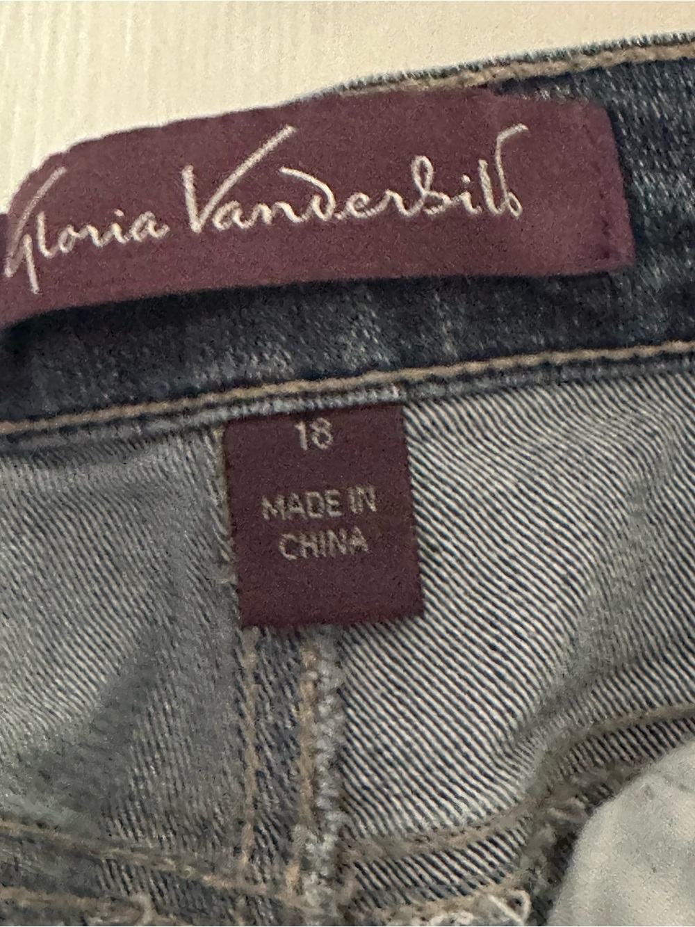 Gloria Vanderbilt Medium Blue Denim Boot-Cut Jeans